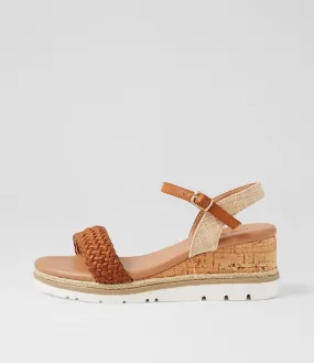 I LOVE BILLY Fleurie Tan Multi Sandals