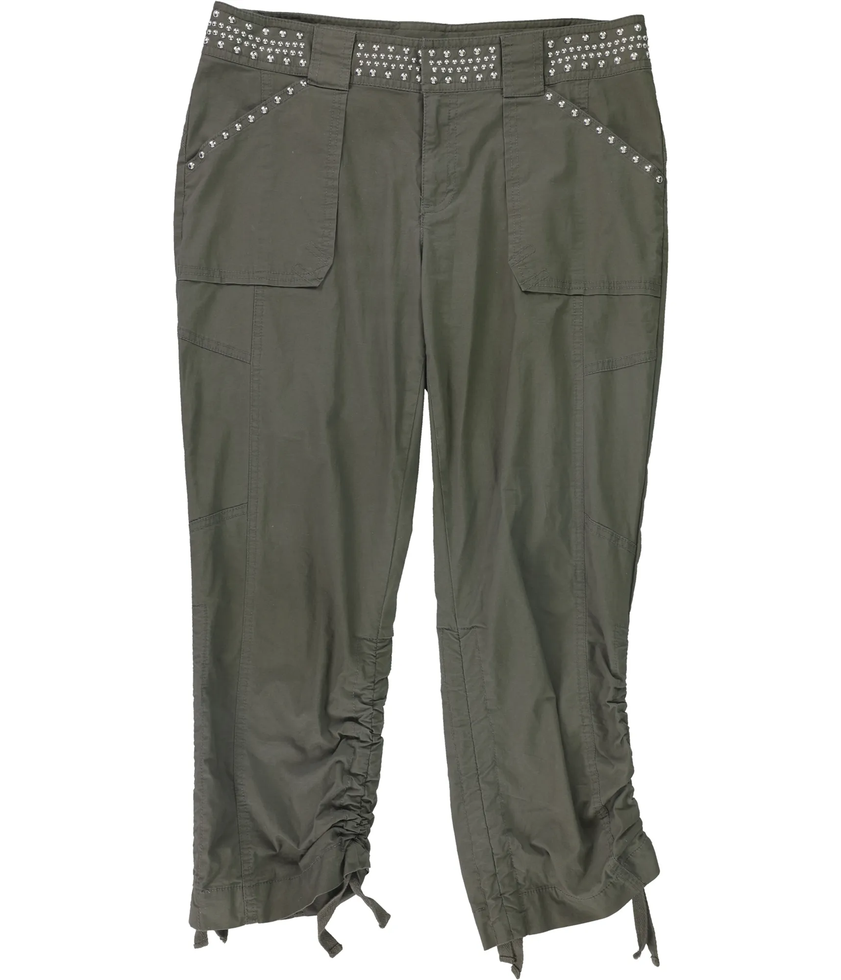 I-N-C Womens Studded Casual Cargo Pants, TW1