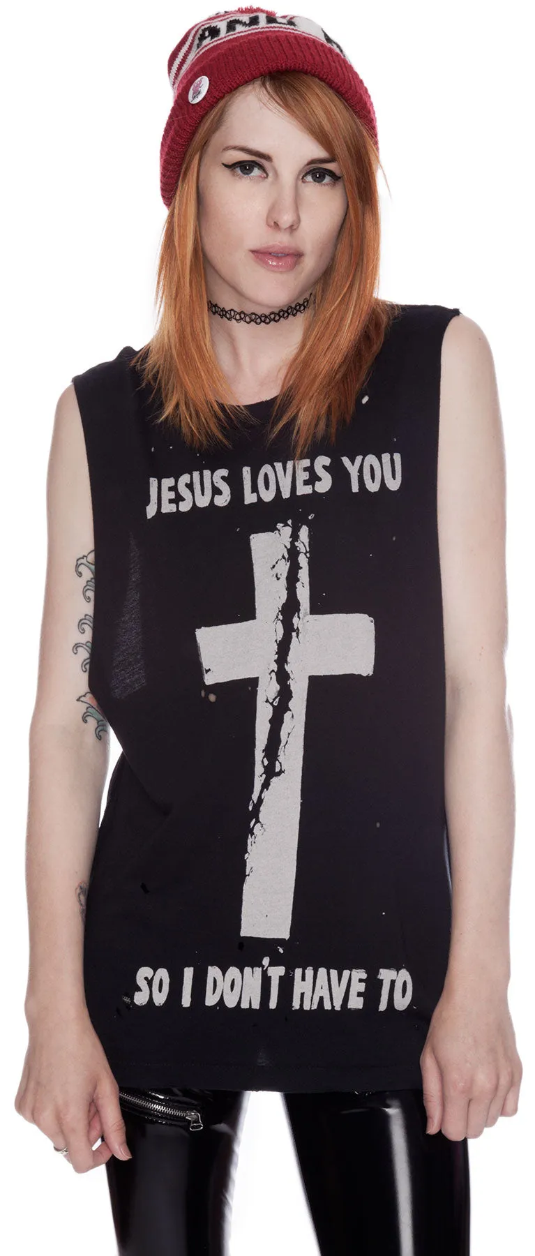 Jesus Loves Muscle Tank-