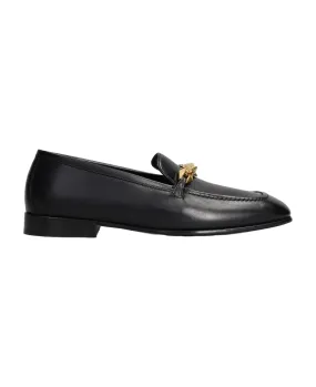 Jimmy Choo Diamond Tilda Loafers In Black Leather