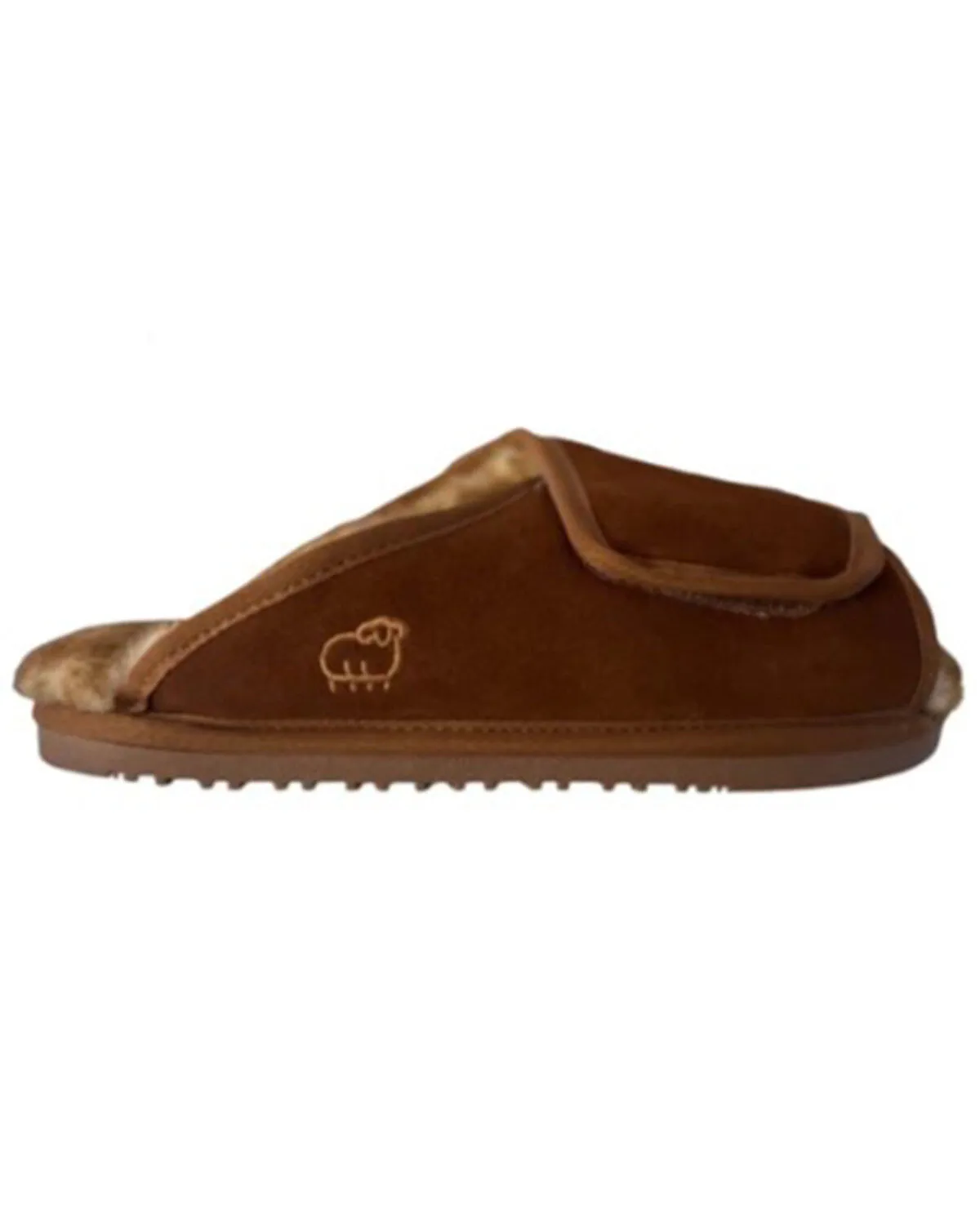 Lamo Footwear Men's Apma Open Toe Wrap Wide Slippers