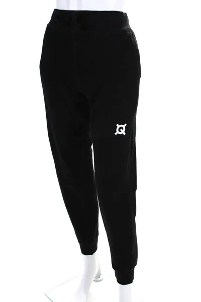 Lane Seven Womens Mid Rise Drawstring Joggers Sweatpants Black Size Extra Large