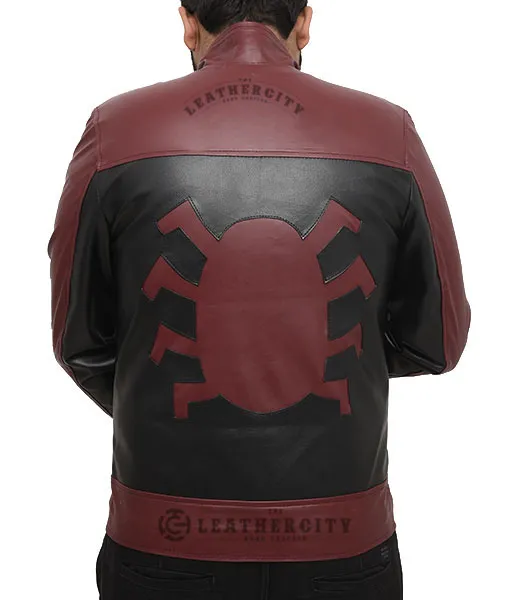 Last Stand Spider-Man Jacket in Maroon, Black Color - TLC