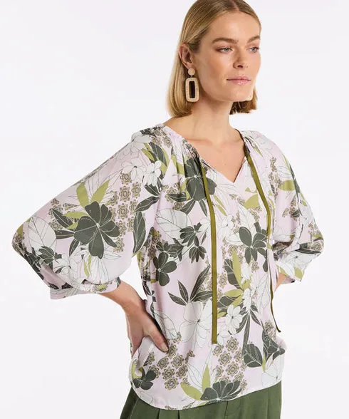 Marco Polo Floral Mosaic Top