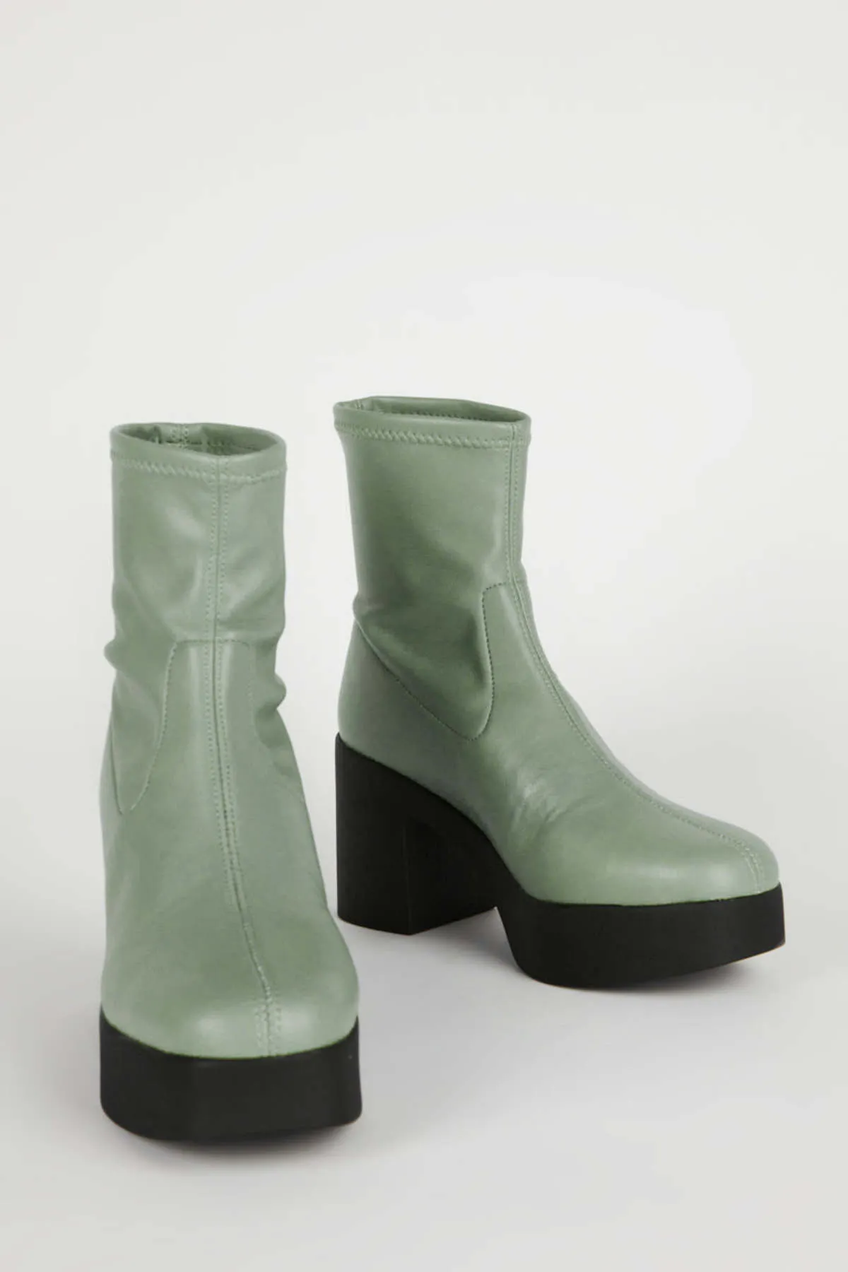 MARLOWE PLATFORM VEGAN BOOT - SKY