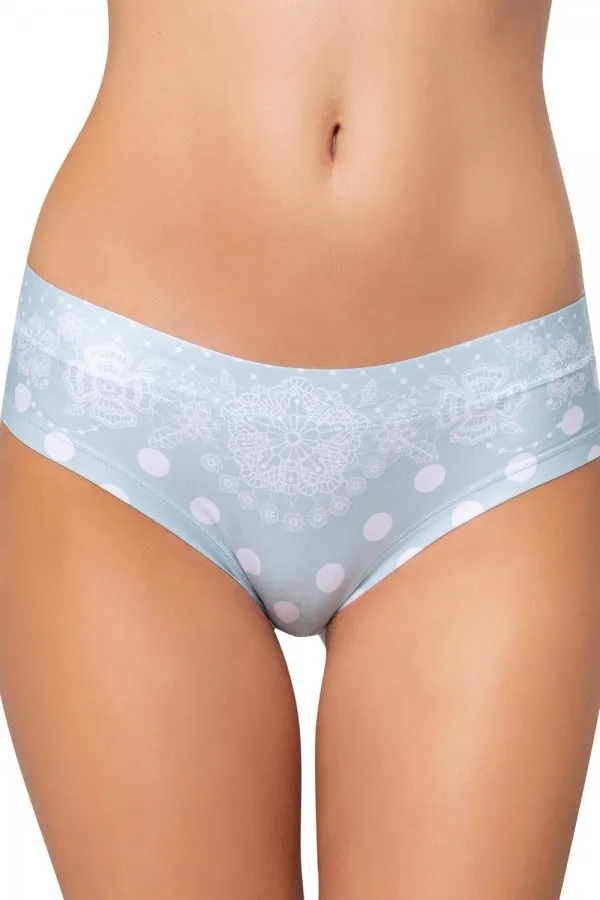 Mememe Polka Dot Gossamer Green Panty