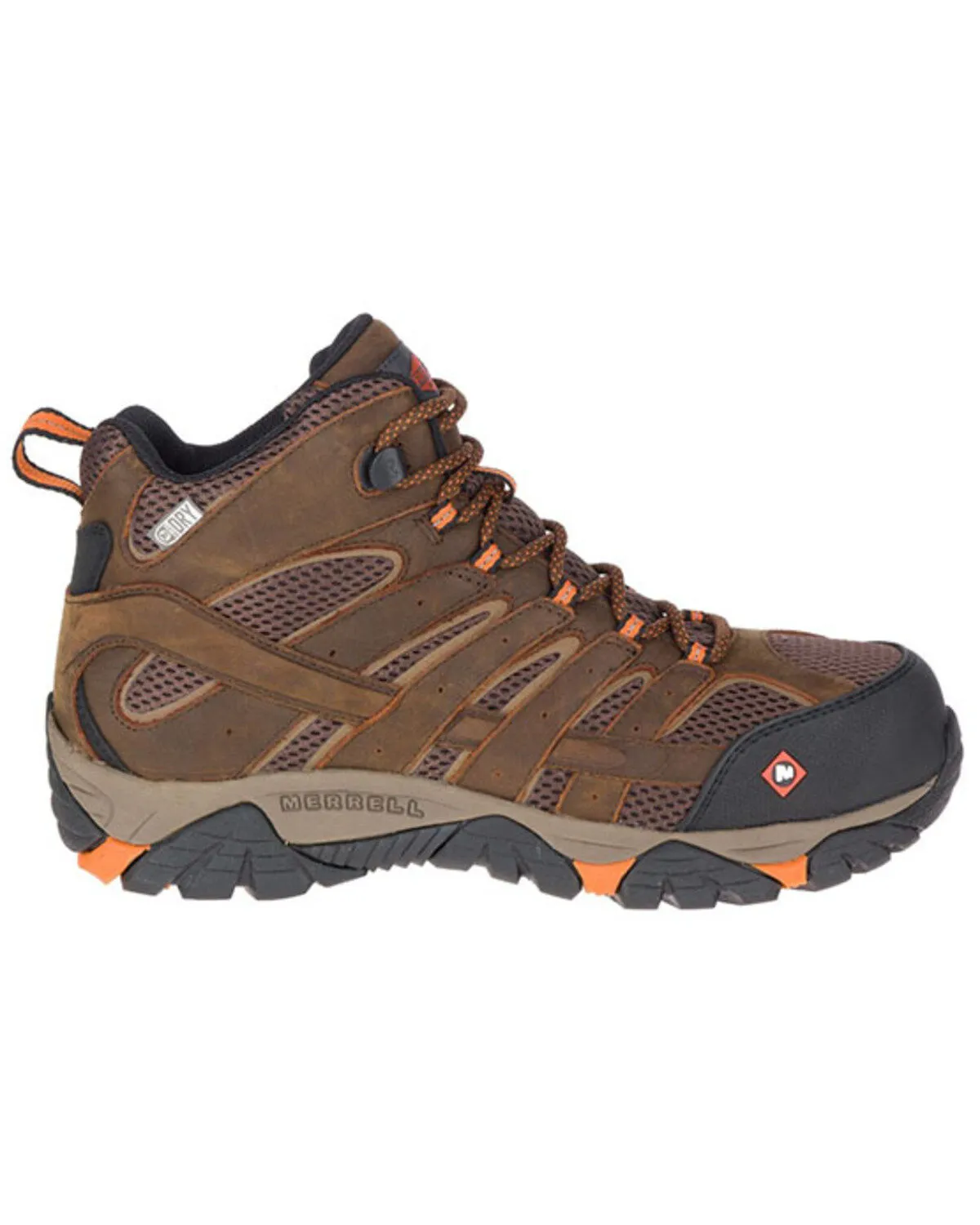 Merrell Men's MOAB Vertex Waterproof Work Boots - CompositeToe