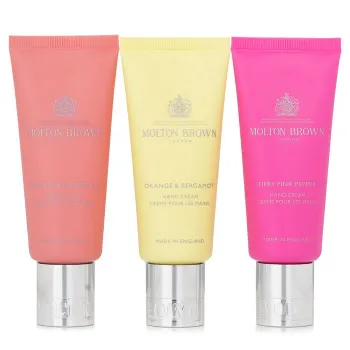 Molton Brown Hand Care Gift Set: Heavenly Gingerlily 40ml + Orange & Bergamot 40ml + Fiery Pink Pepper 40ml  -12%