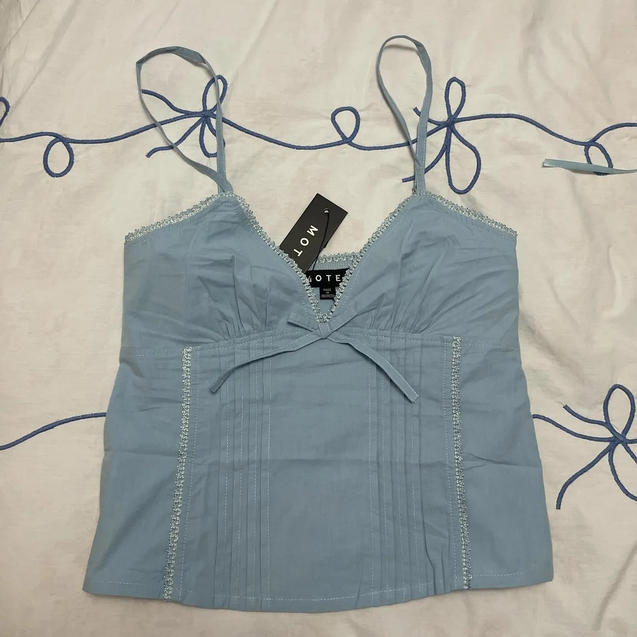 Motel Women's Blue Top