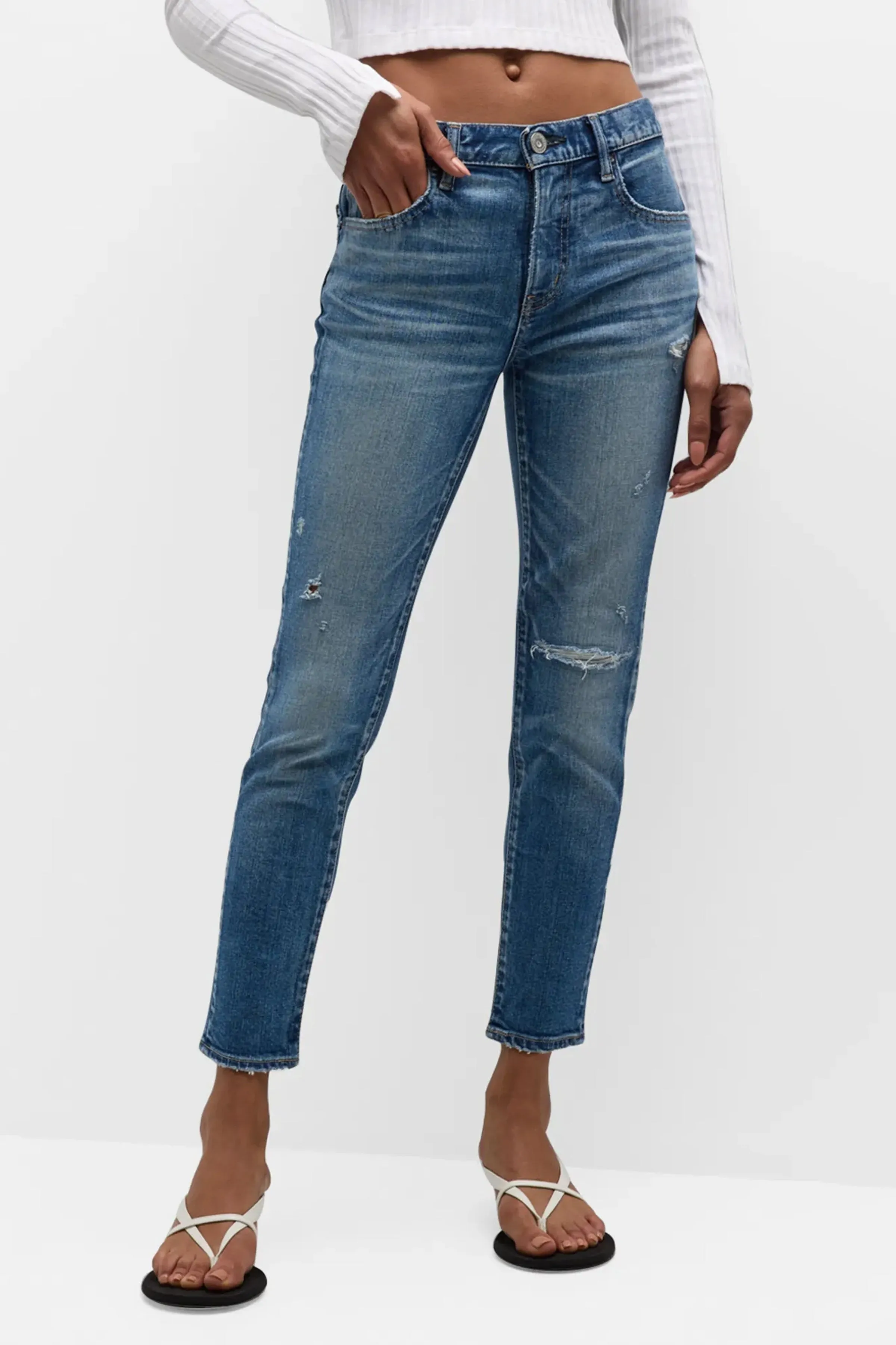 MOUSSY | MV Quail Trail Skinny - Light Blue