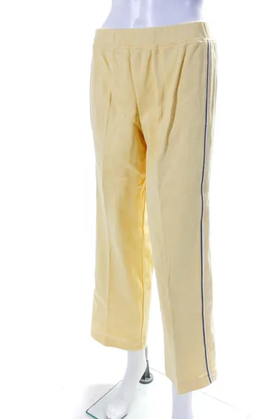 Neiman Marcus Exclusive Womens Zippered Jacket Pants Yellow Gray Size M Lot 2