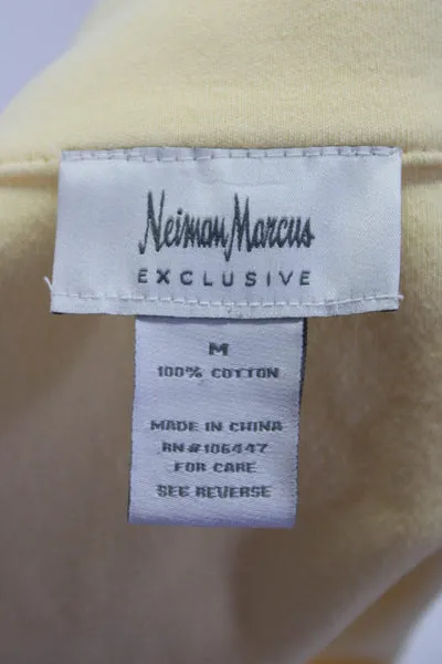 Neiman Marcus Exclusive Womens Zippered Jacket Pants Yellow Gray Size M Lot 2