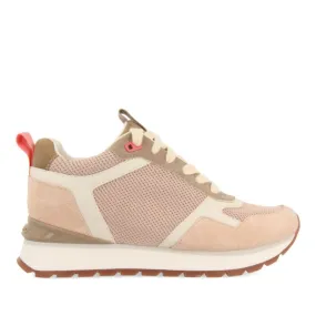 NUDE SNEAKERS WITH INTERNAL WEDGE AND MULTICOLOR DETAILS FOR WOMEN RANDAZZO