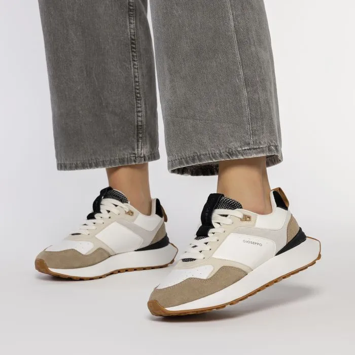 OFF-WHITE RETRO INSPIRED LEATHER SNEAKERS FOR WOMEN ELFERS