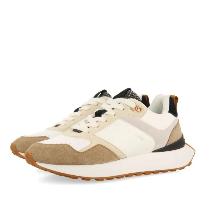 OFF-WHITE RETRO INSPIRED LEATHER SNEAKERS FOR WOMEN ELFERS