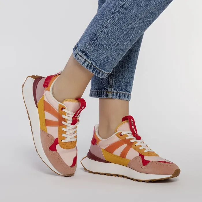 PINK SNEAKERS WITH MULTICOLOR DETAILS FOR WOMEN ADAIR