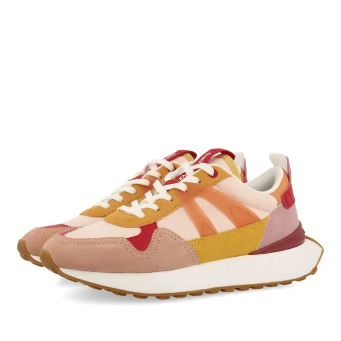 PINK SNEAKERS WITH MULTICOLOR DETAILS FOR WOMEN ADAIR