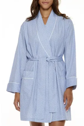 P.Jamas Wovens Blue Safari Robe