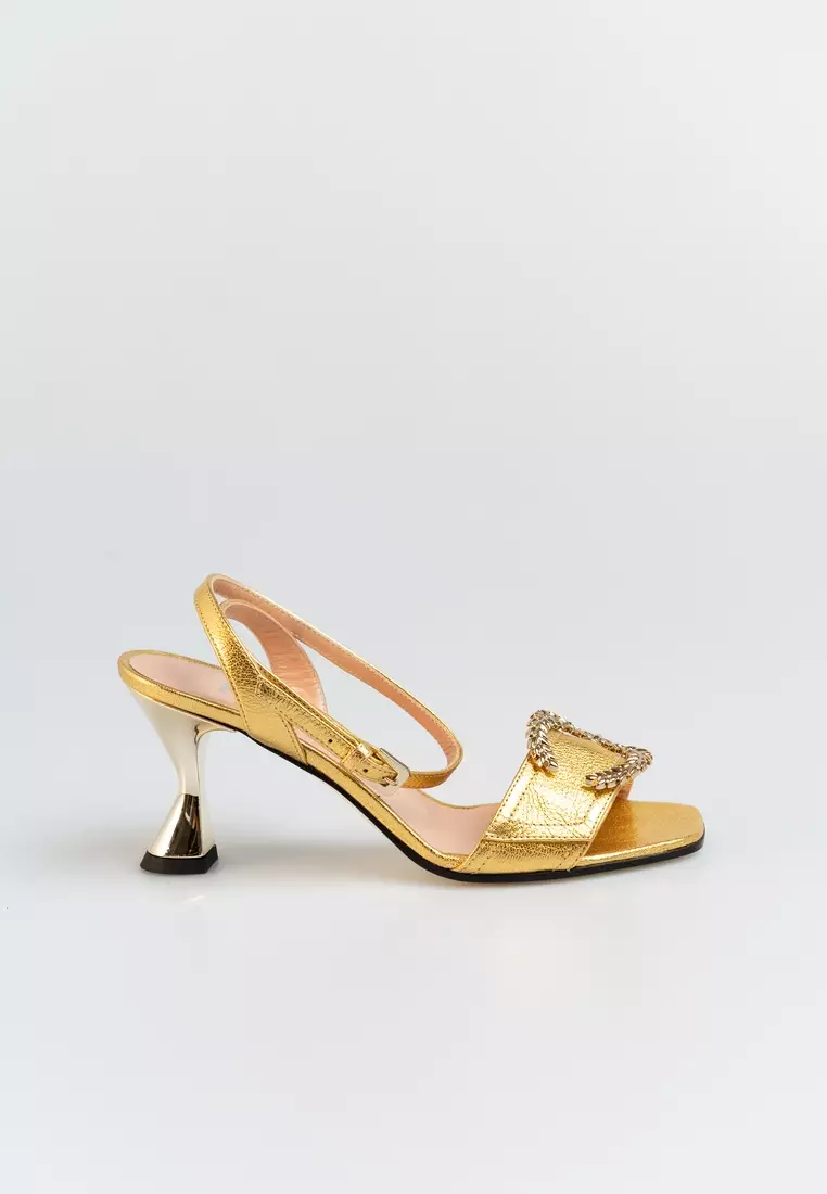 Pollini Pollini Women's Gold Sandals