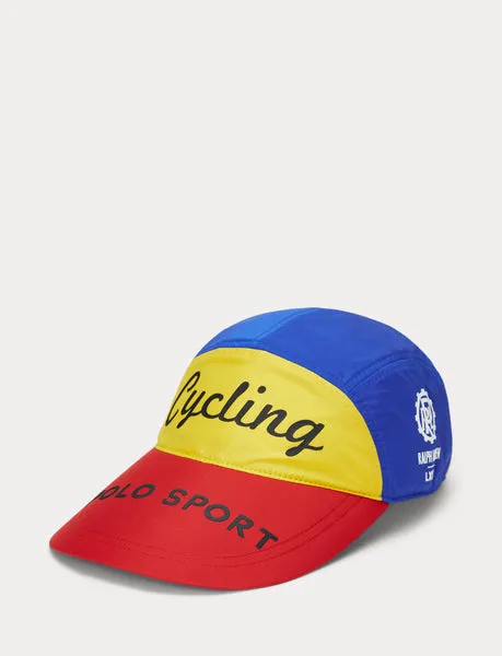 Polo Ralph Lauren Polo Sport Cycling Long Bill Cap, Blue/Yellow