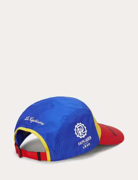 Polo Ralph Lauren Polo Sport Cycling Long Bill Cap, Blue/Yellow