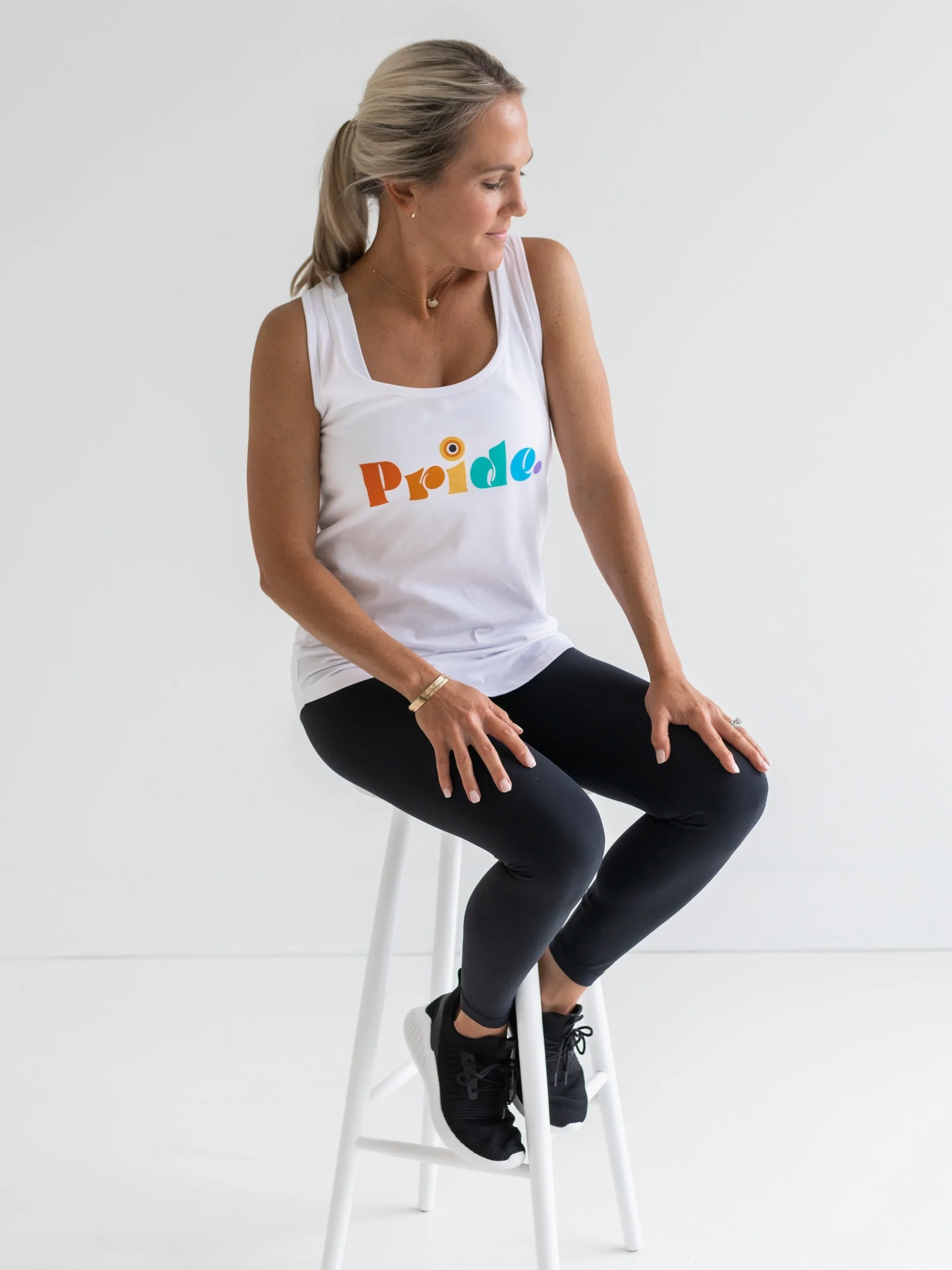 Pride Glow Racerback Tank