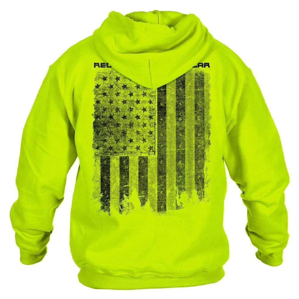 Red Blood Blue Collar™  Hoodie - Safety Green