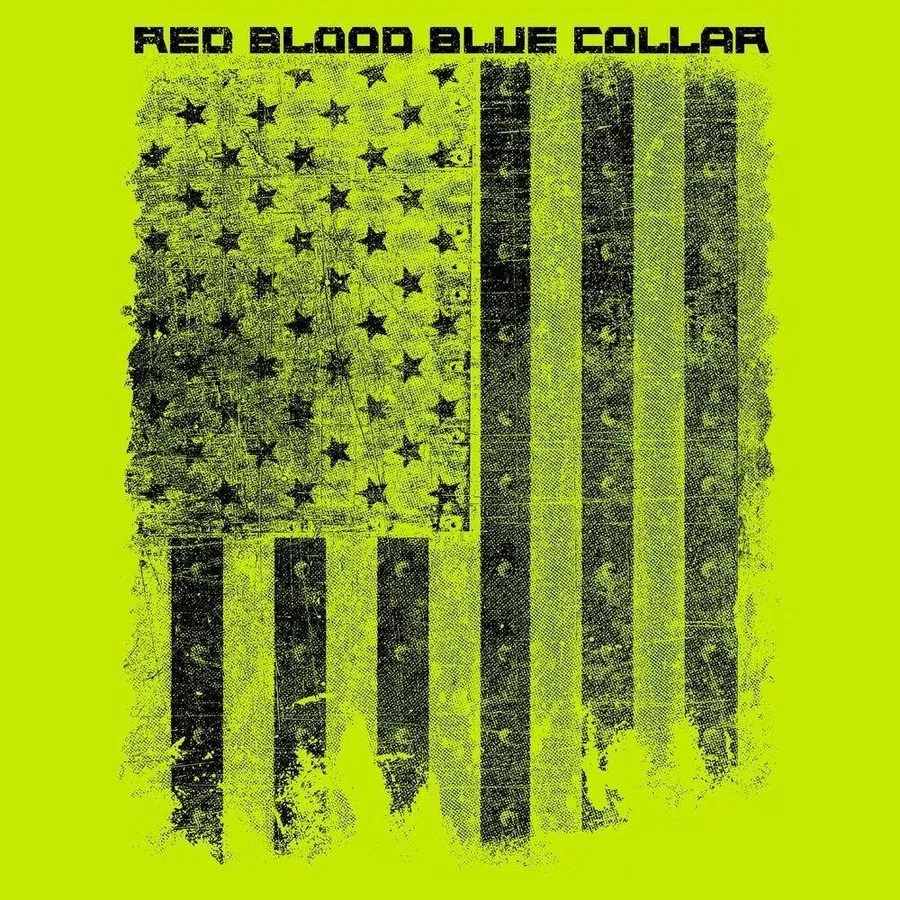 Red Blood Blue Collar™  Hoodie - Safety Green