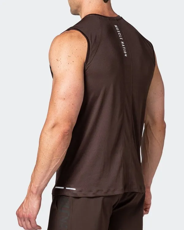 Reflective Training Tank - Cocoa