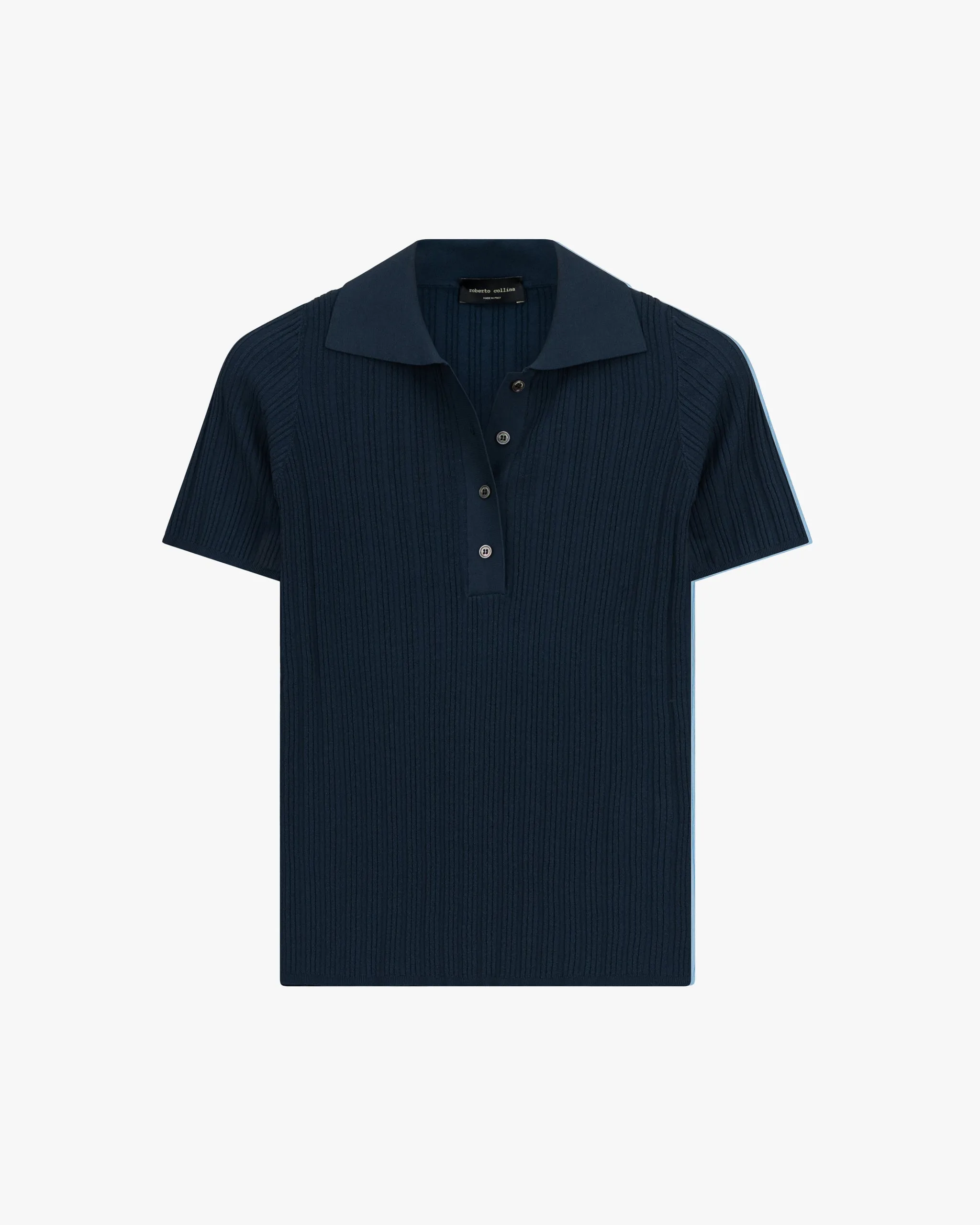 ROBERTO COLLINA Knitted Polo Shirt