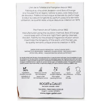 Roger & Gallet Orange Wood Wellbeing Soaps Coffret -26%