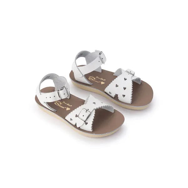 Salt Water Sandals Sun-San Sweetheart White