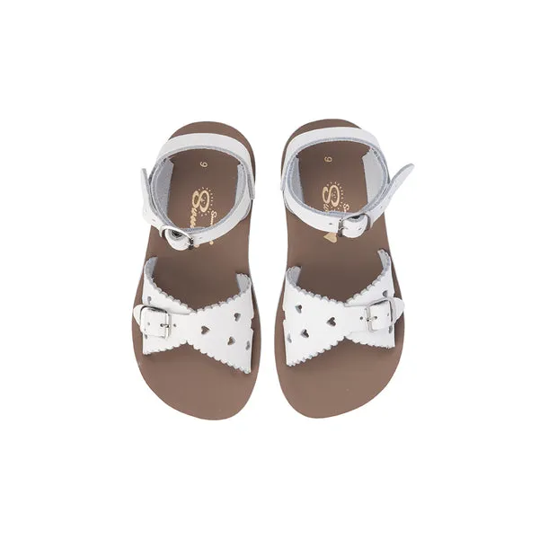 Salt Water Sandals Sun-San Sweetheart White