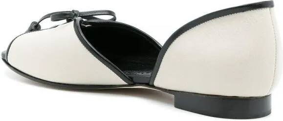 Sarah Chofakian leather Norway flat sandals Neutrals