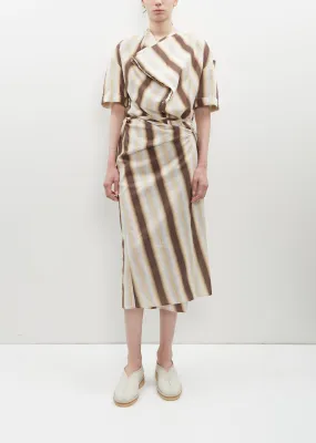 Short Sleeve Wrap Dress
