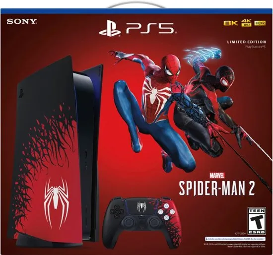 Sony PlayStation 5 Console Marvel’s Spider-Man 2 Limited Edition Bundle