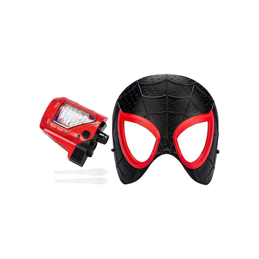 Spider-Man Spider-Man Across The Spider-Verse Miles Morales Web-Shot Slinger Mask and Blaster Set