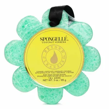 Spongelle Wild Flower Soap Sponge - Coconut Verbena (Green) -25%