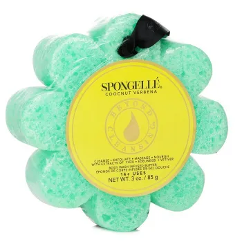 Spongelle Wild Flower Soap Sponge - Coconut Verbena (Green) -25%