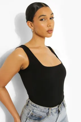 Square Neck Cotton Tank Top