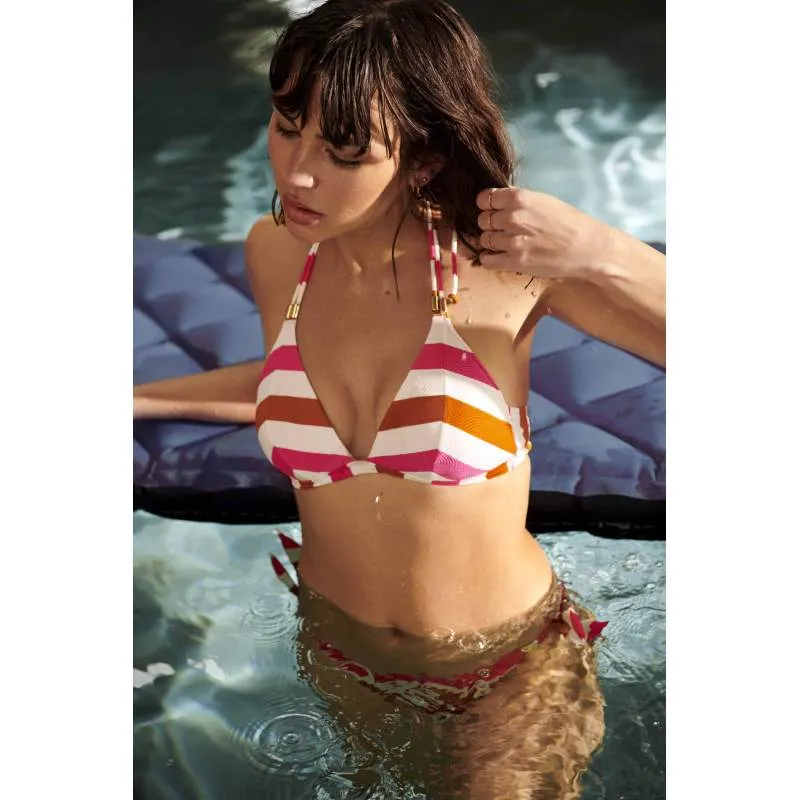 Striped triangle Bikini- Unas1 with Discounts- Bikini triangle- Berlin