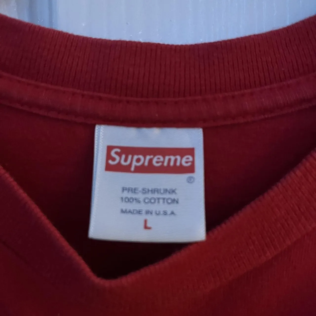 Supreme Men's Red T-shirt