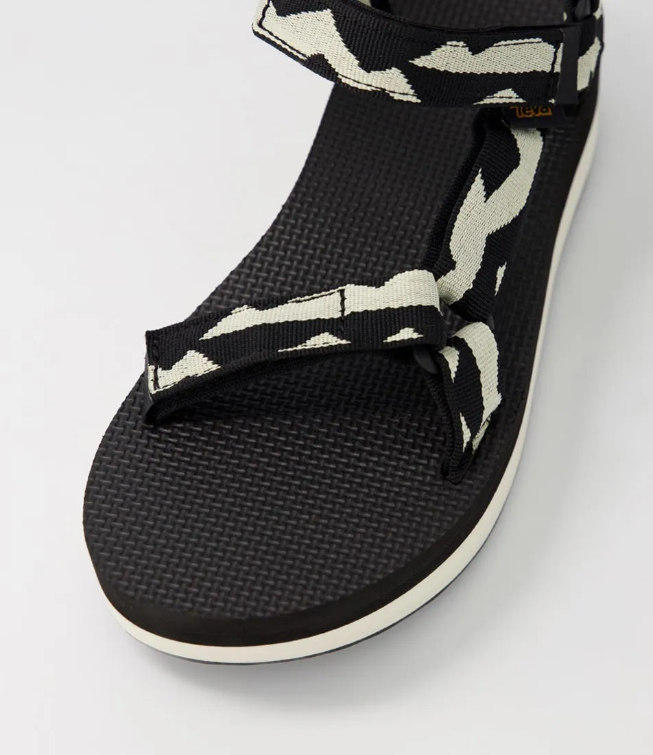 TEVA W Flatform Univ Balance Black Sandals