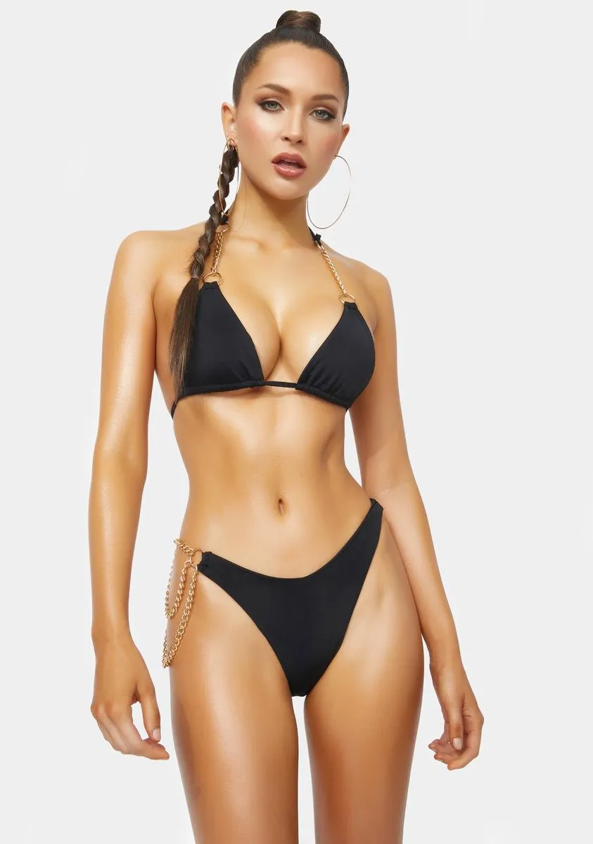 VIP Only Chain Bikini Set-