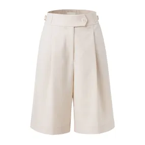 White Bermuda Shorts-