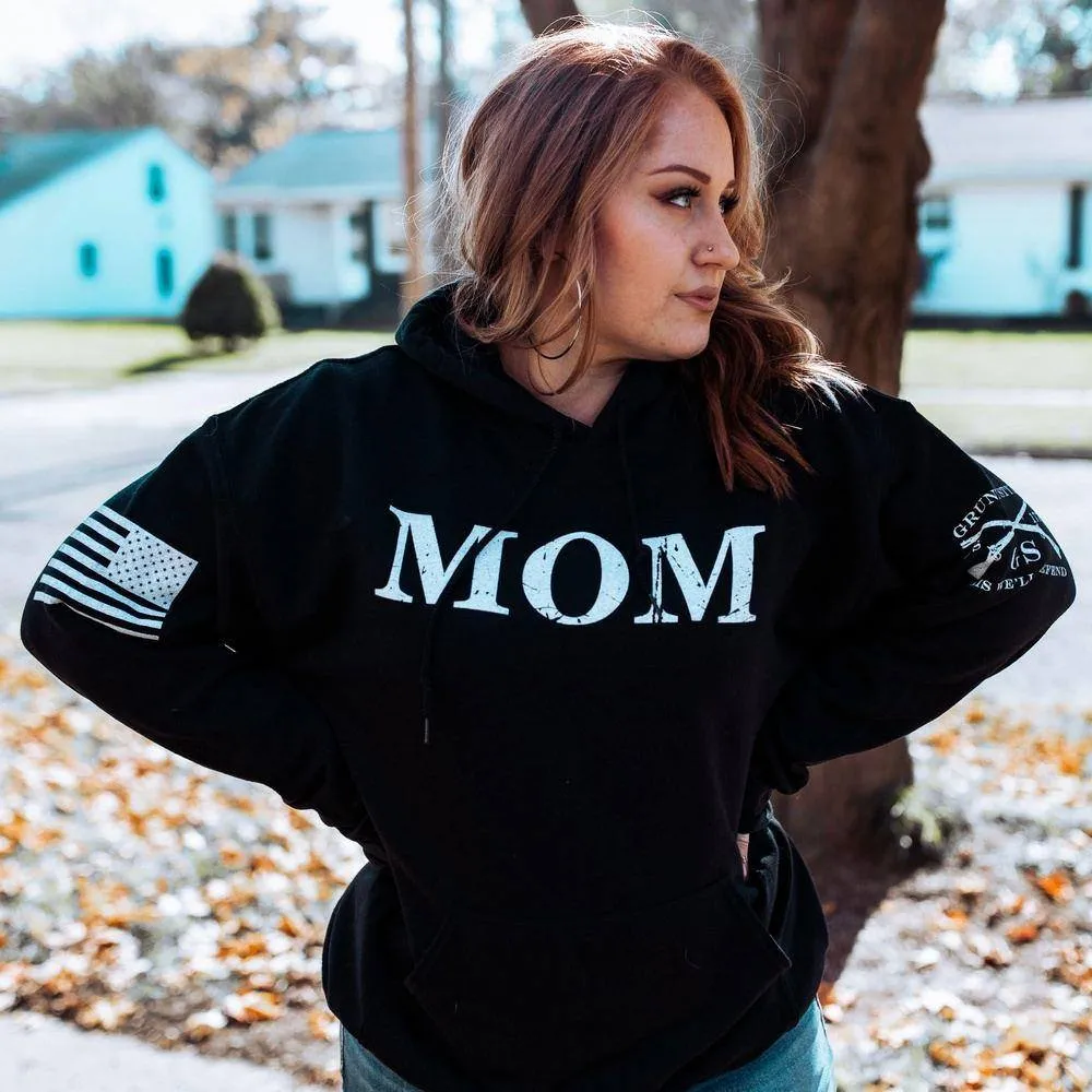 Women's Mom Defined Hoodie - Black