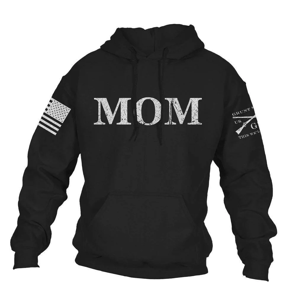 Women's Mom Defined Hoodie - Black