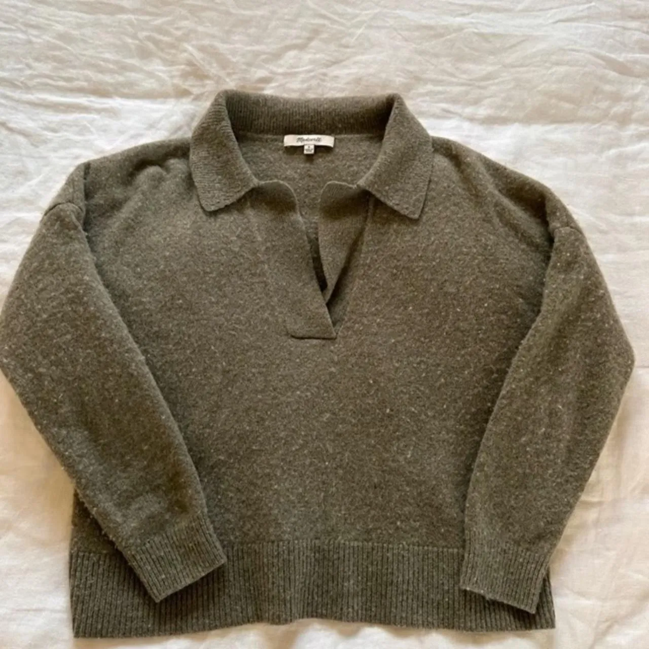 Women's Green and Khaki Jumper