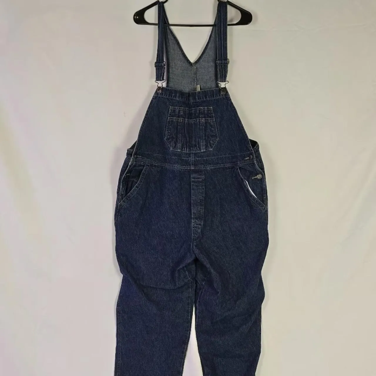 Women's Navy and Blue Dungarees-overalls