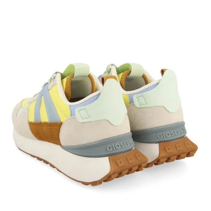 YELLOW SNEAKERS WITH MULTICOLOR DETAILS FOR WOMEN ADAIR